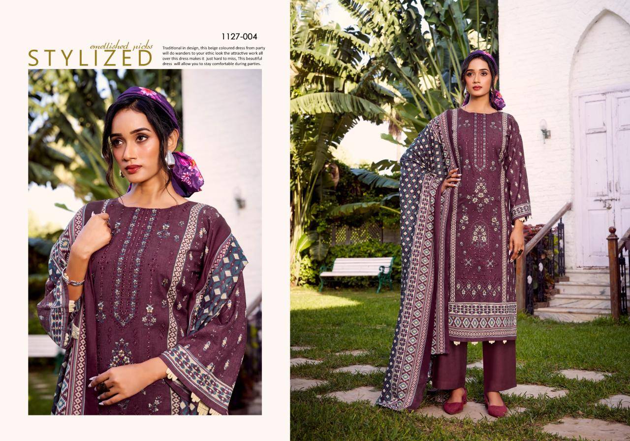 Romani bin kareem vol 2 Designer dress material wholesalers in Delhi
